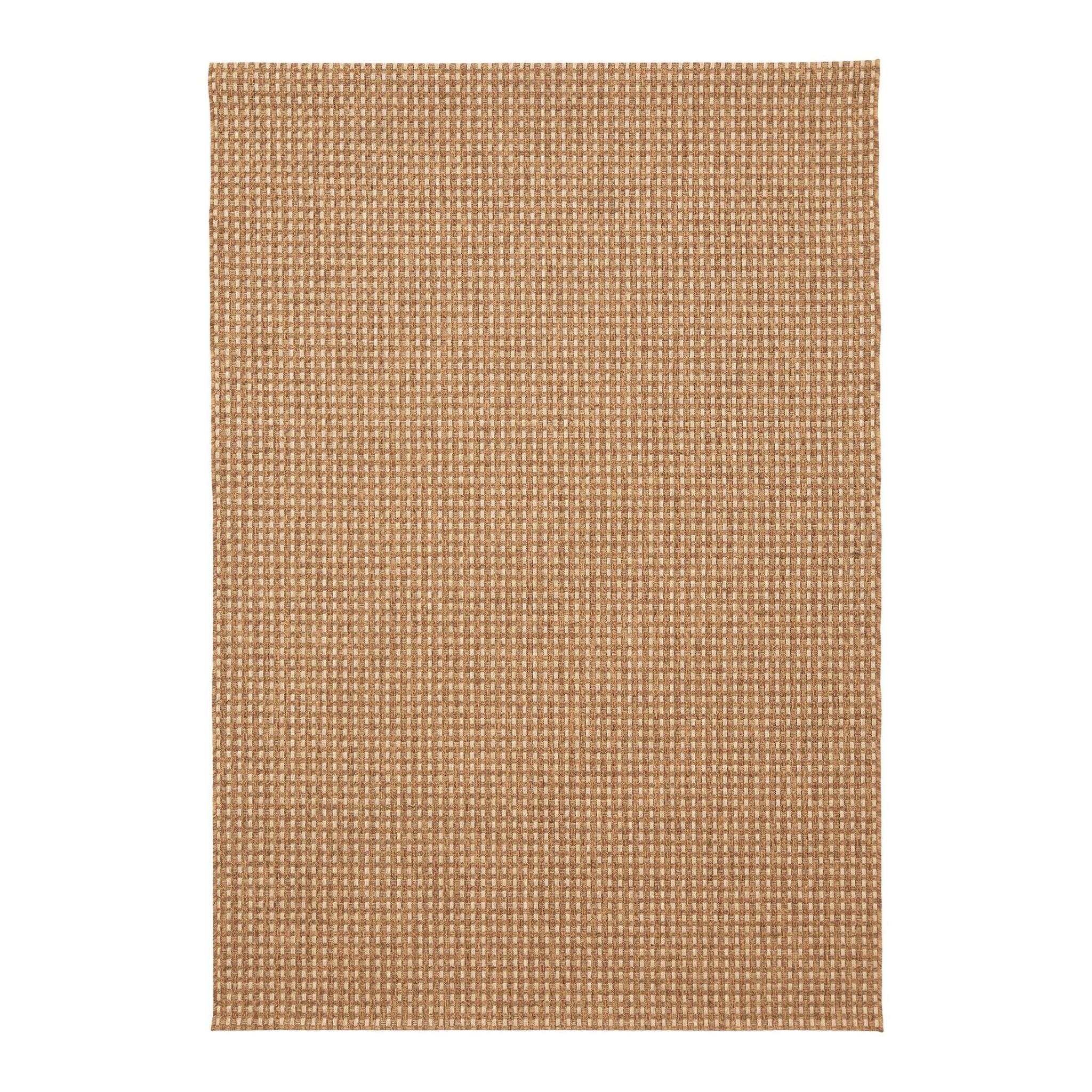 AFK Living vloerkleed Pienza - voor binnen en buiten - kastanje - 120 x 170 cm