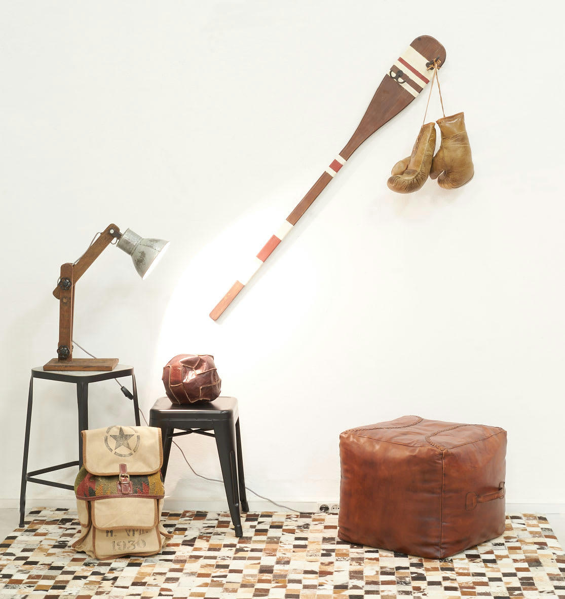 - Patère rame avec 2 crochets