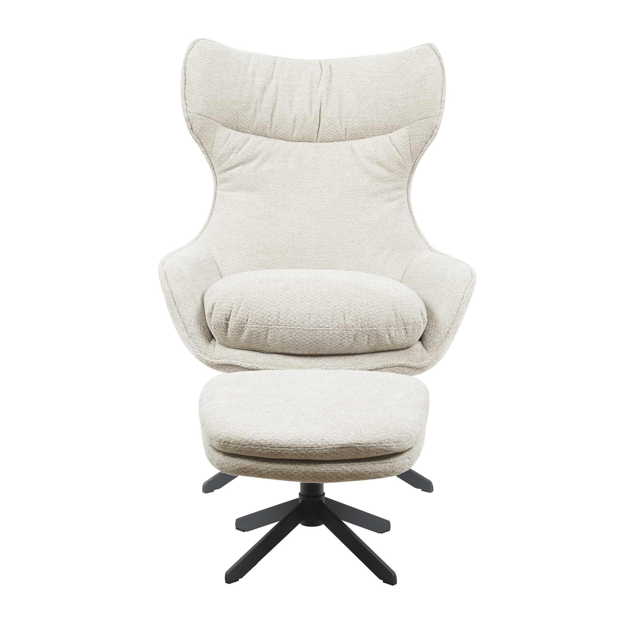 Starfurn fauteuil Liv - taupe - 85x77x108cm