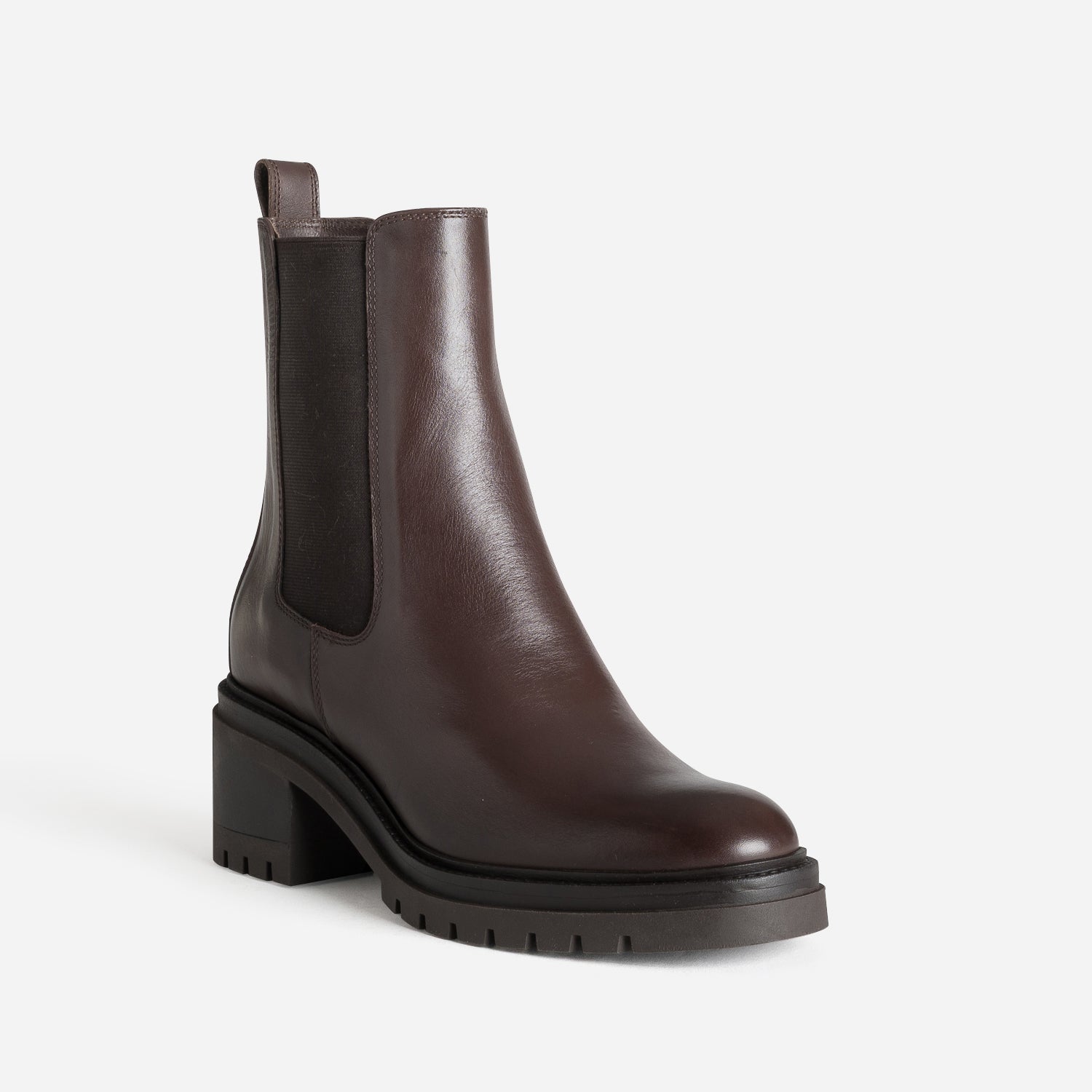 Chelsea boots TEXTO marron cuir