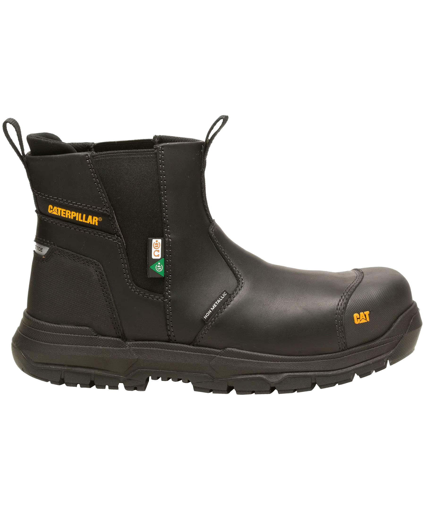 CAT Men's Propane 6 Inch Composite Toe Composite Plate Pull On Waterproof Work Boot