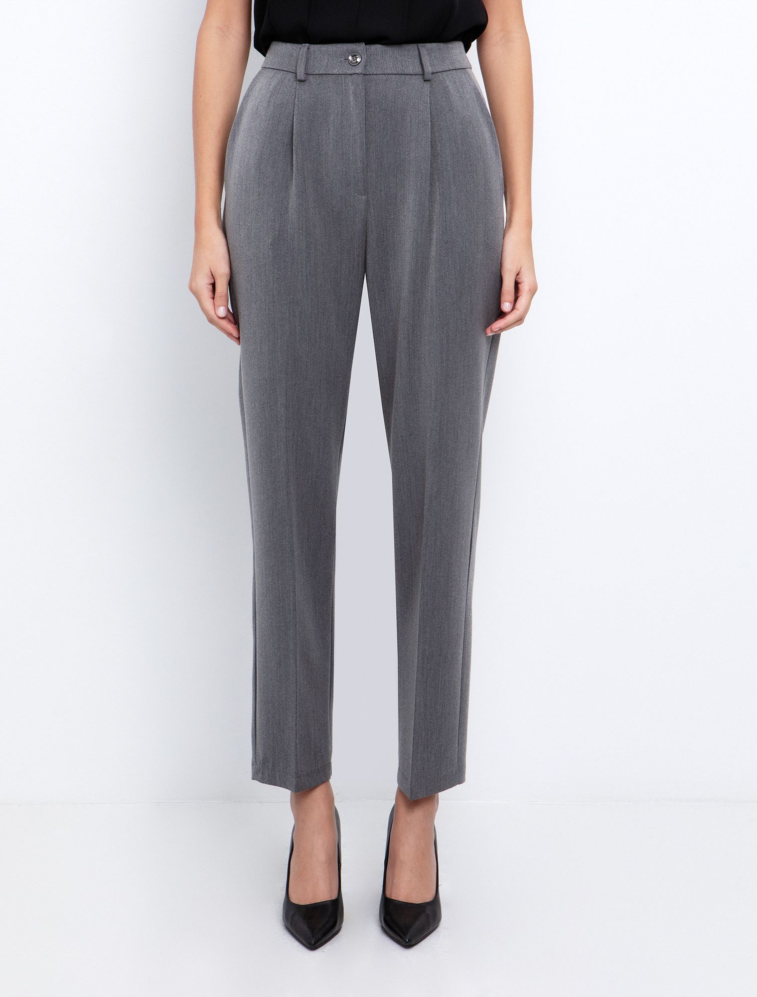 Ankle length παντελόνι σε ίσια γραμμή