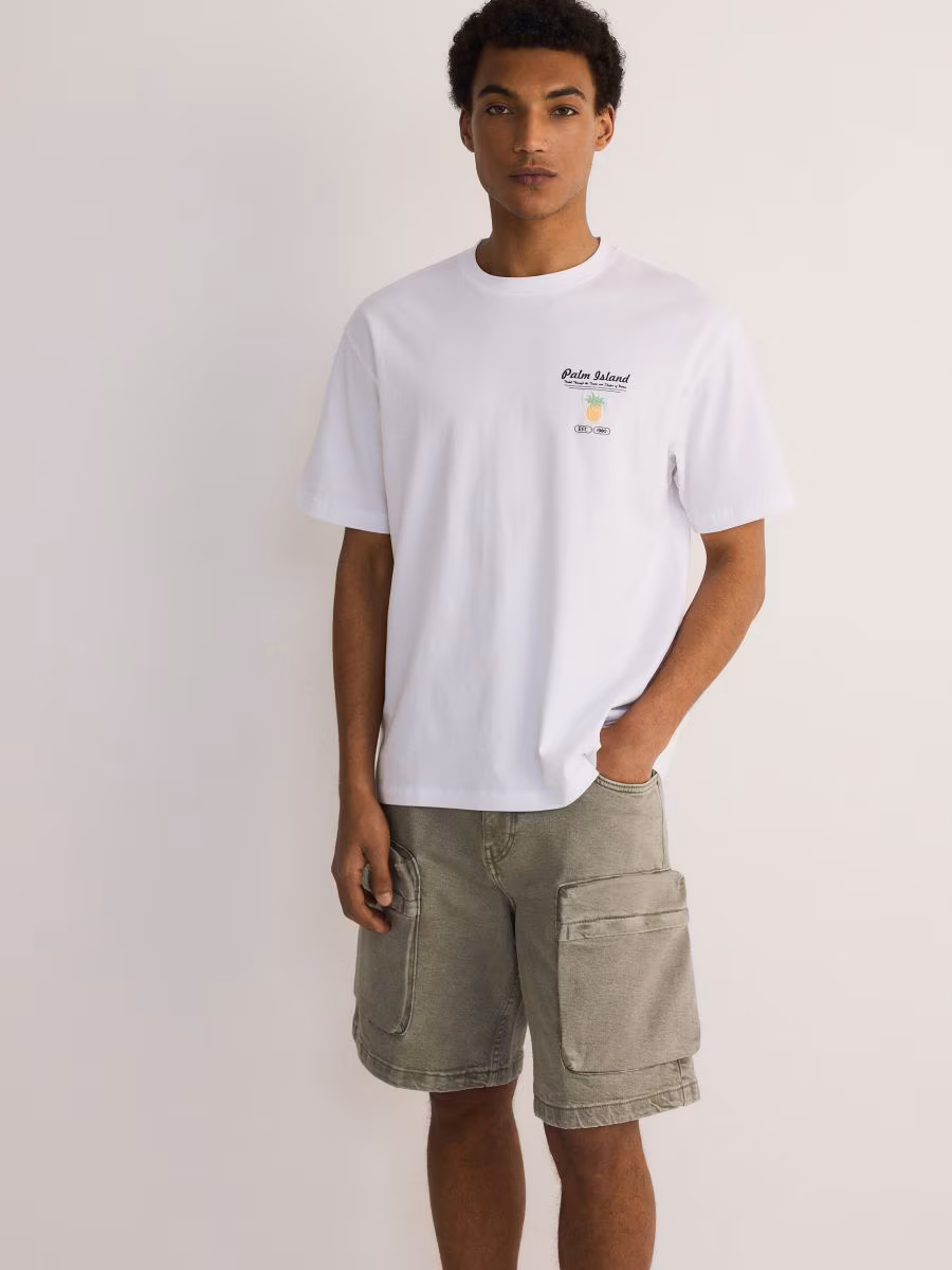 Boxy T-Shirt With Print