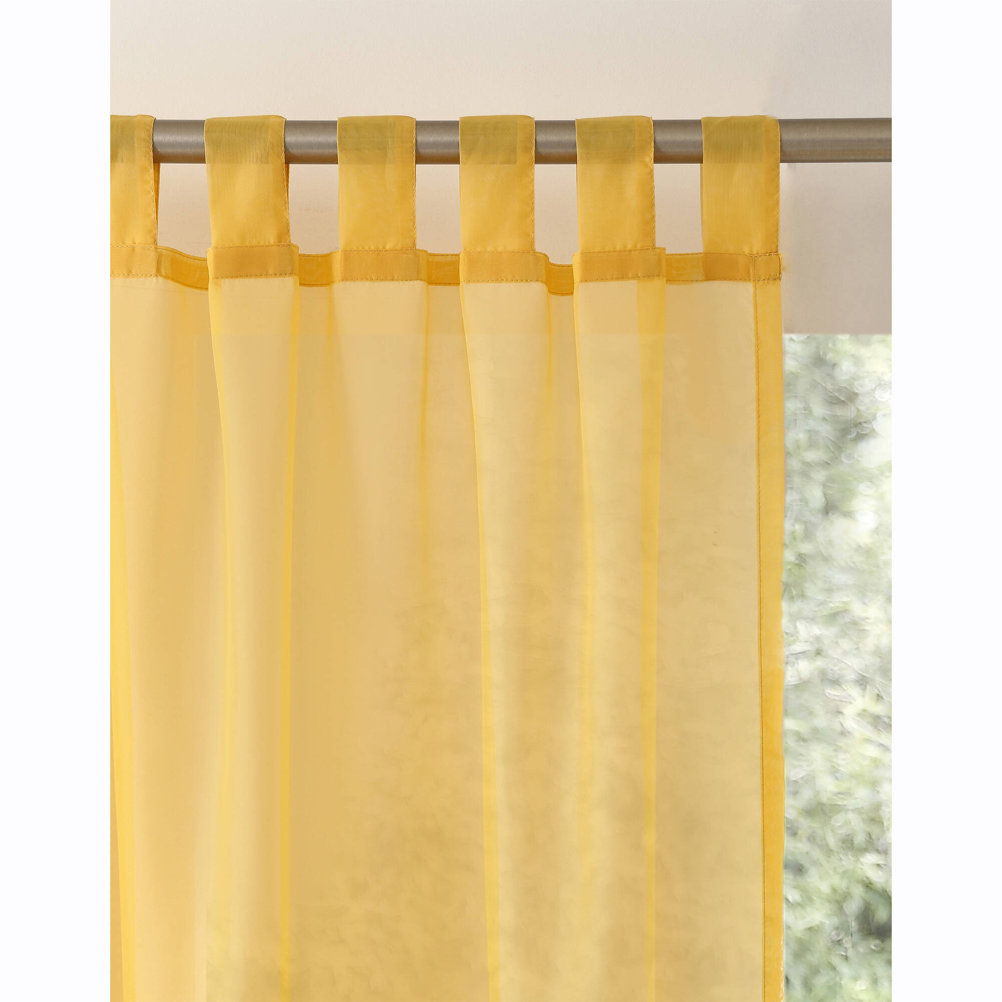Panneau voile uni finition pattes