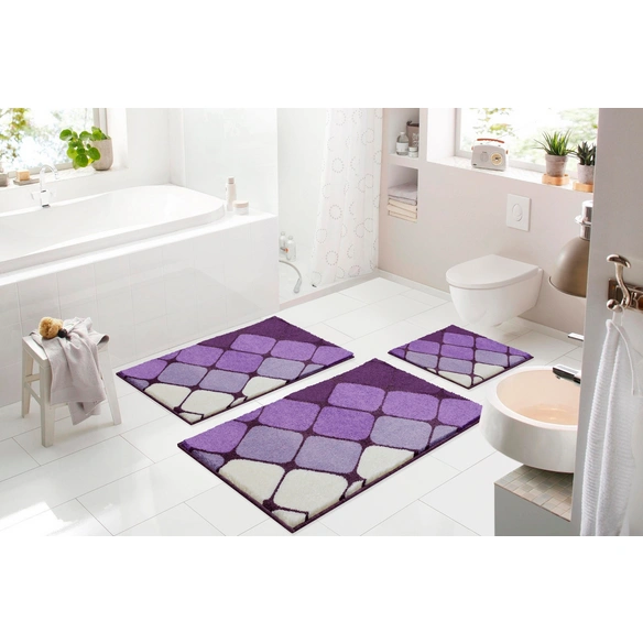 Badematte »Shanga«, BxL: 50 x 60 cm, violett, aus 100% Polyacryl