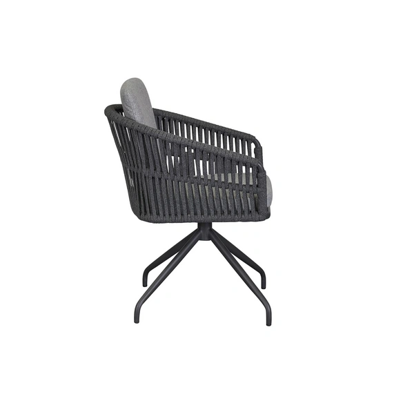 Drehstuhl »Genua«, Aluminium/Rope, BxHxT: 61,5 x 77 x 59 cm