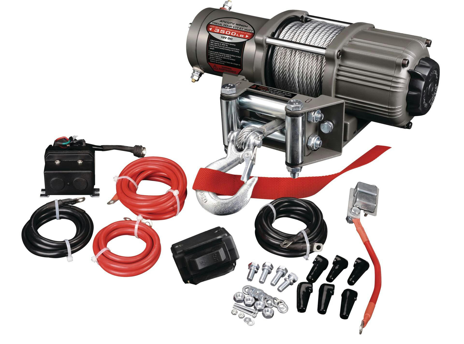 ATV/UTV Winch Kit, 3,500-lb