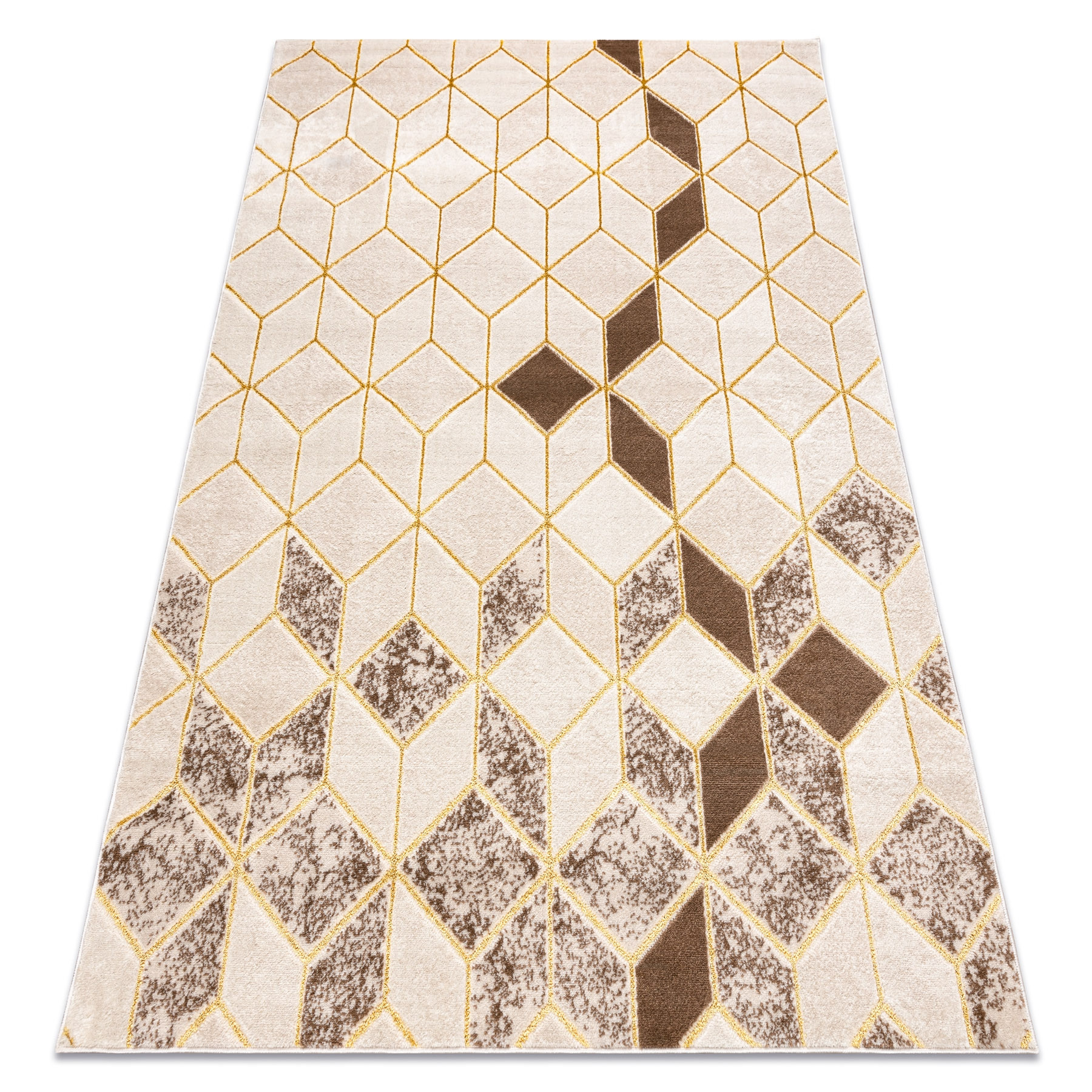 Dywan MEFE nowoczesny B400 Kostka, geometryczny 3D - 120x170 cm