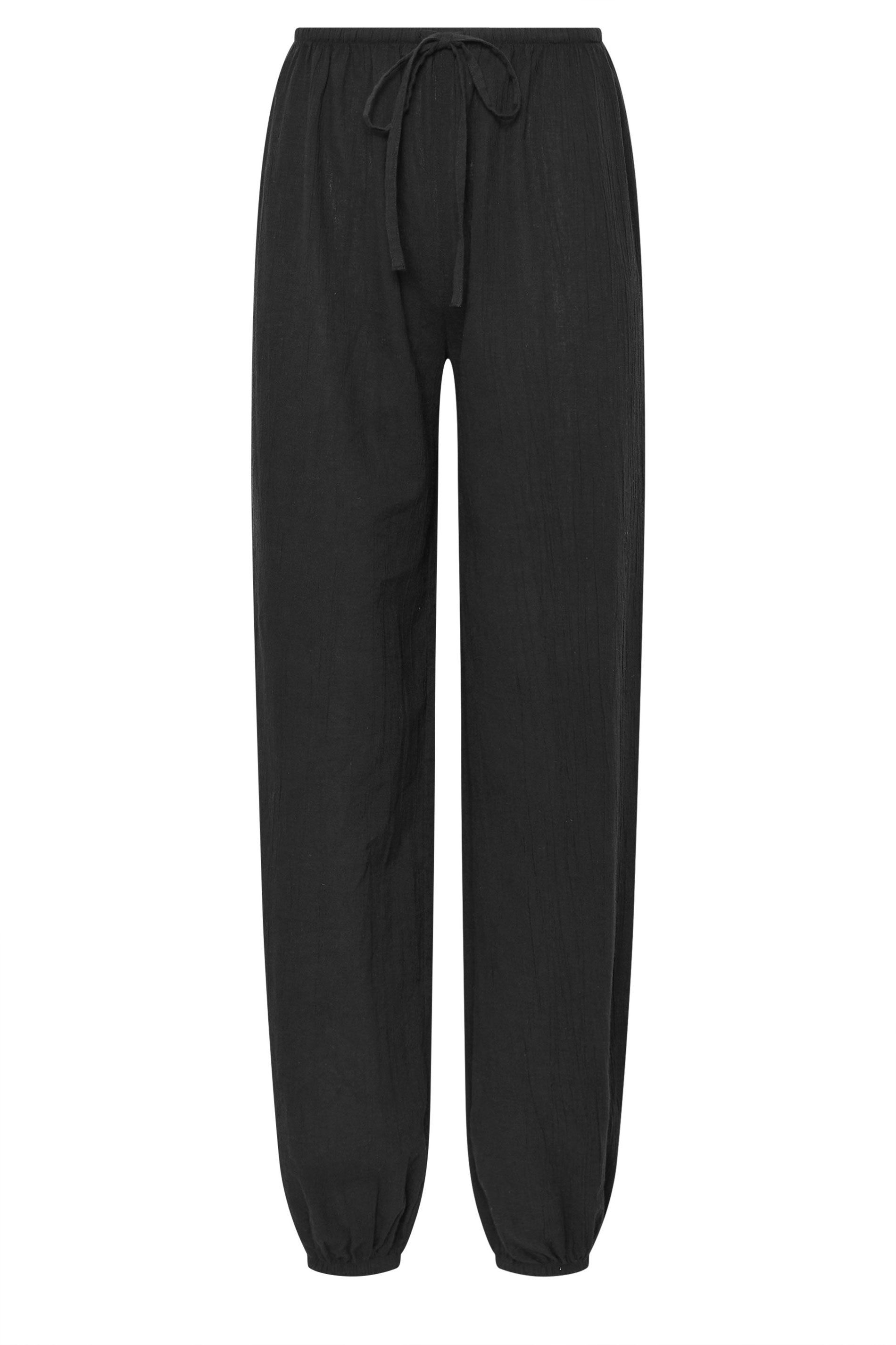 Long Tall Sally Tall Gathered Hem Textured Trousers