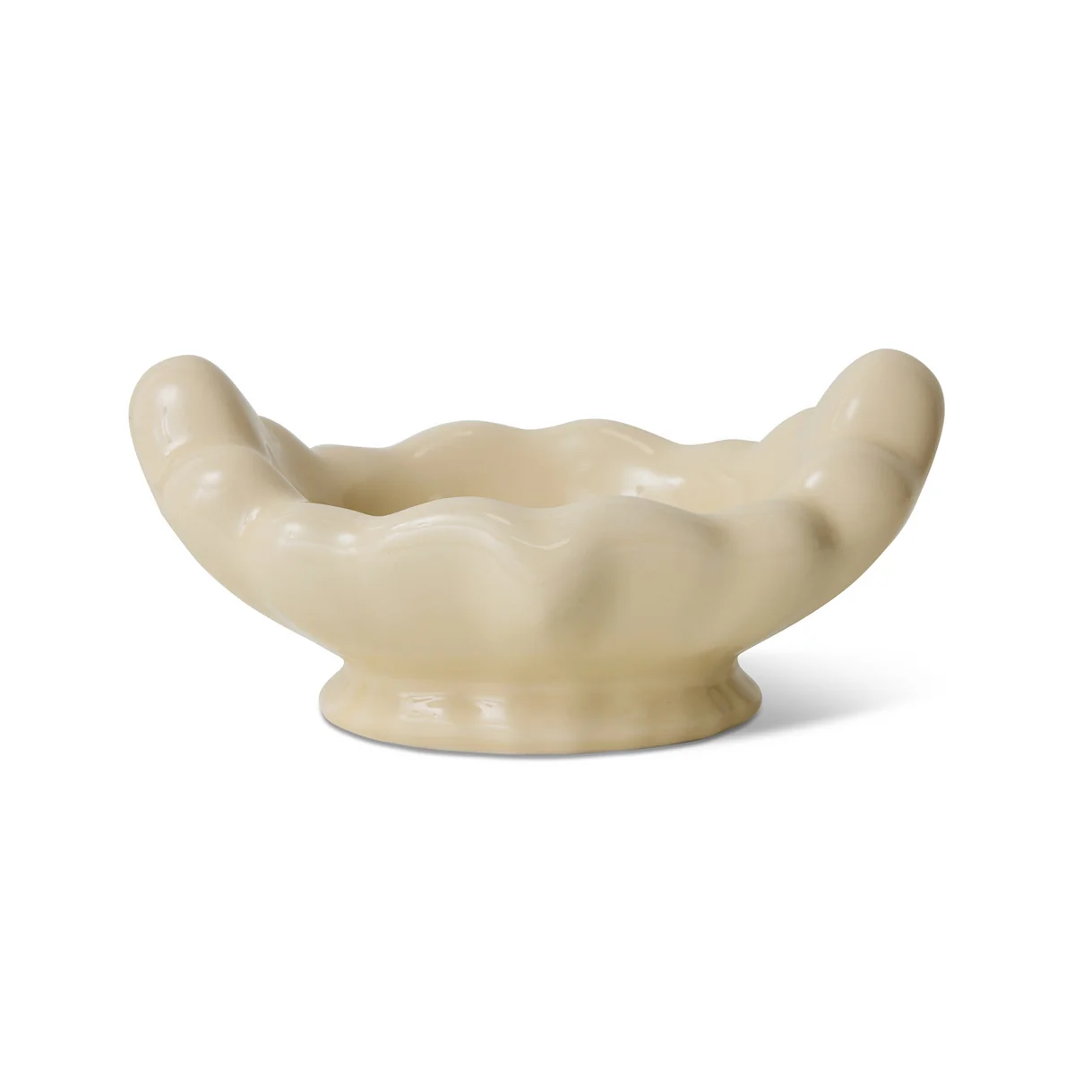 HKliving - New Classics Dekoschale, eggshell