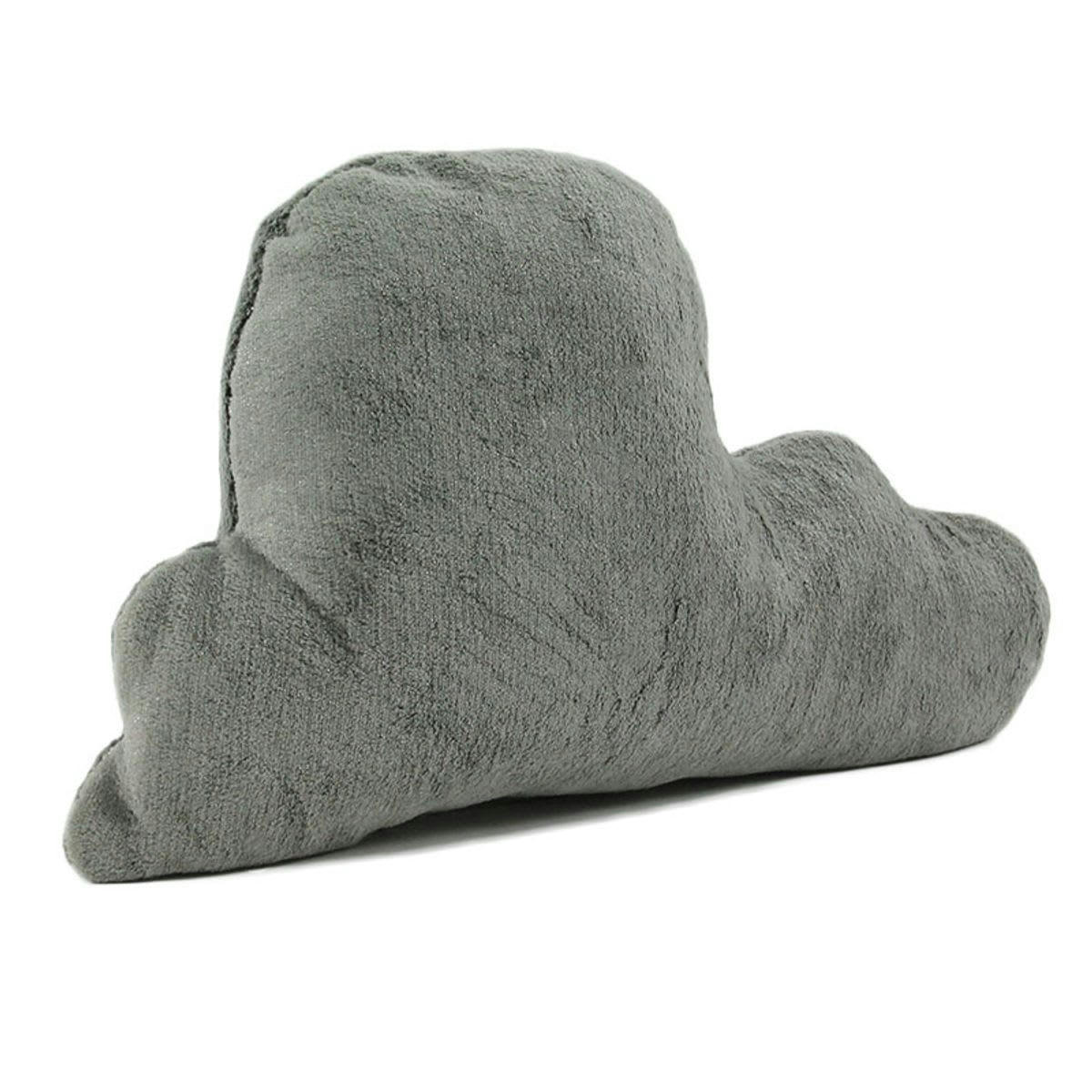 COMETE - Coussin extra-doux en forme de nuage gris 27x44