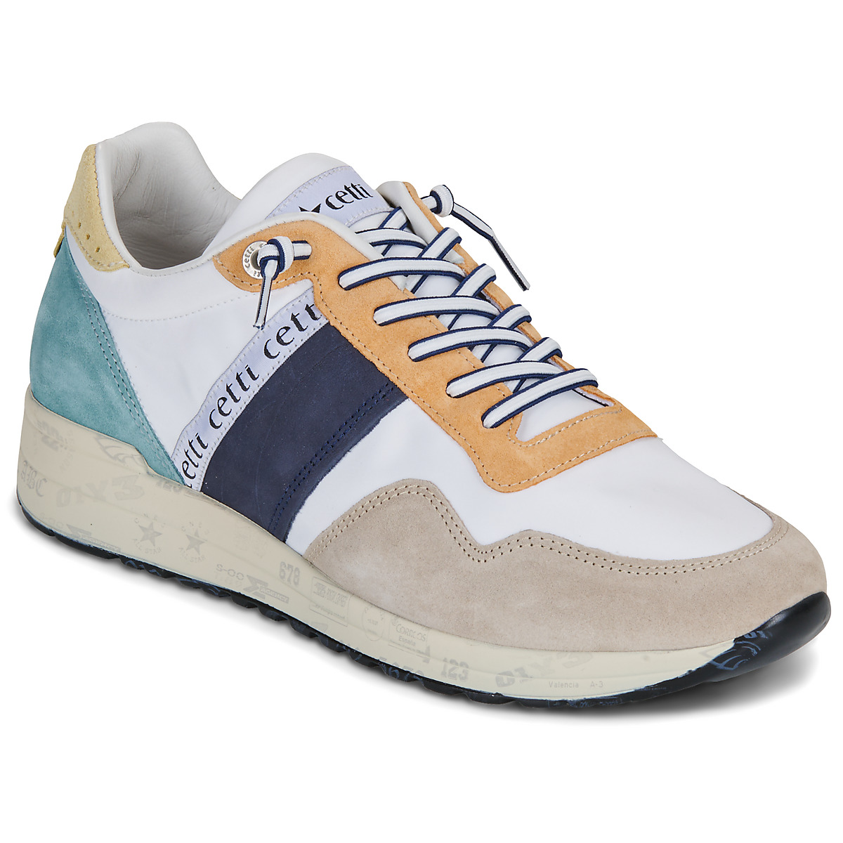 Cetti - C-1370-V26-ANTE-MESH-MULTICOLOR - White / Multicolour