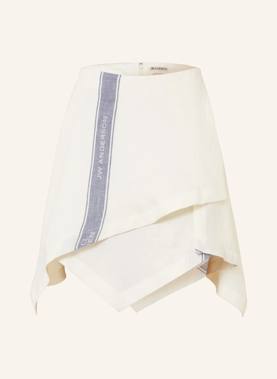 JW ANDERSON Leinenrock in Wickeloptik