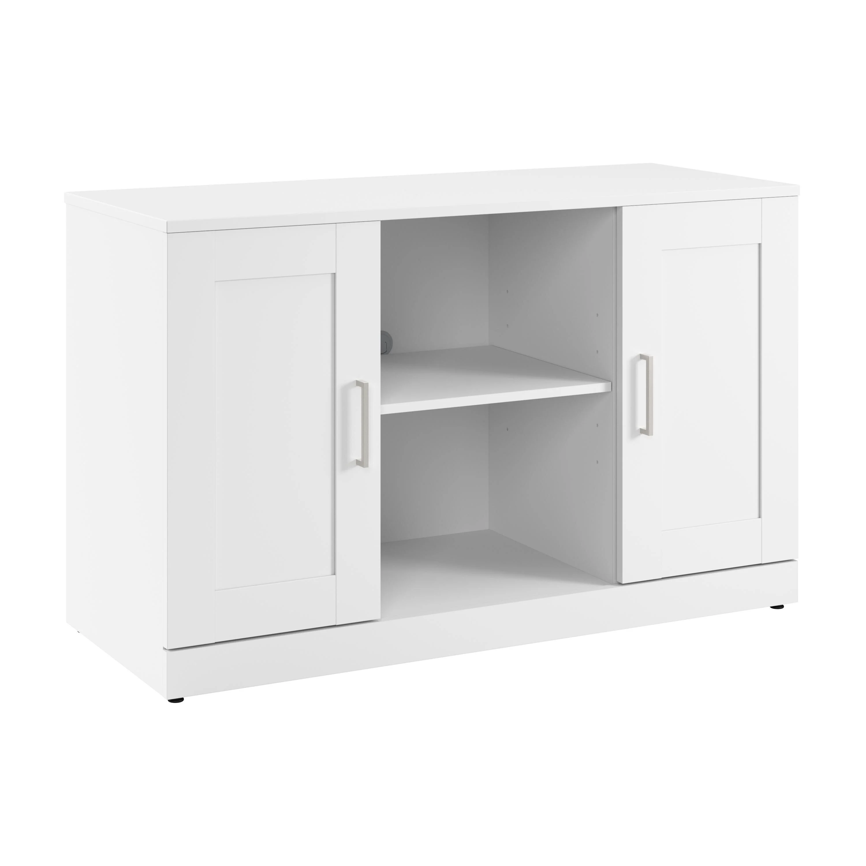 Hampton Heights 48W Bookshelf with Doors by Bush Business Furniture