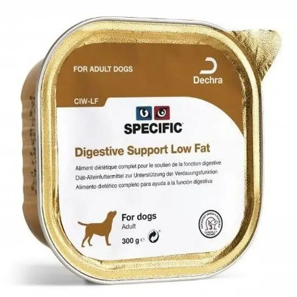 Specific Ciwlf Digestive Support Low Fat 300g snack 6 units