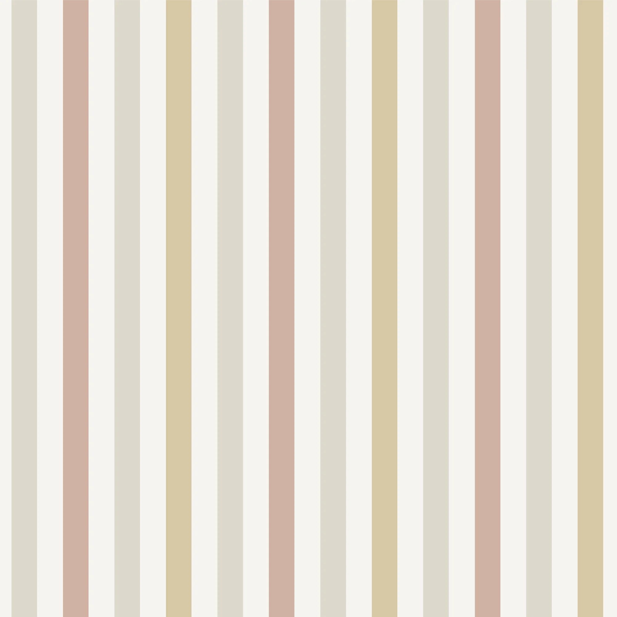 Papier peint intissé GRIBOUILLE beige, ocre et terracotta
