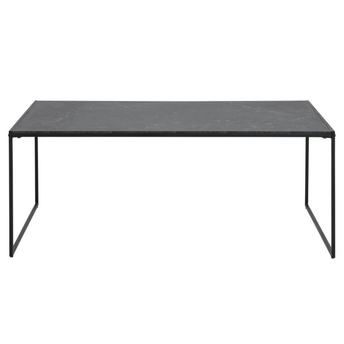 INFINITIX - Table basse effet marbre rectangulaire 120x60cm