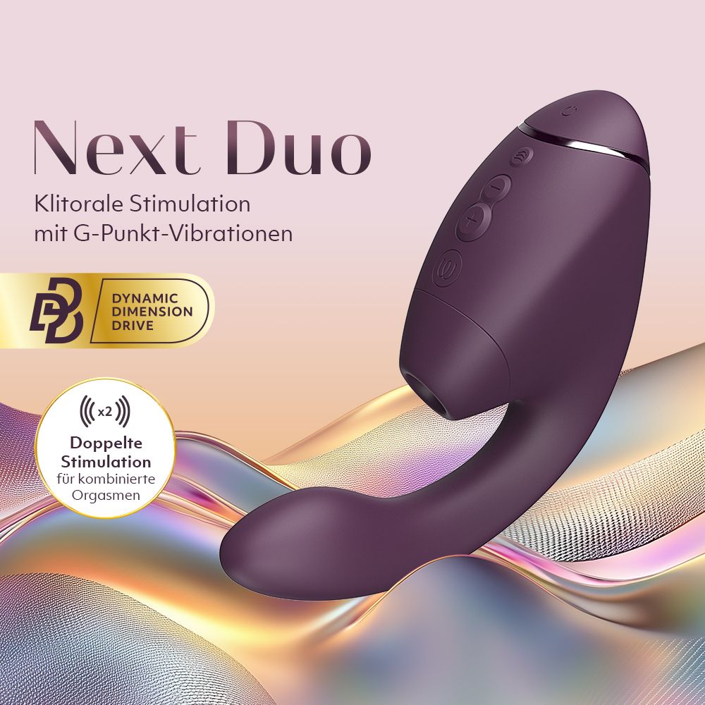 Next Duo - Klitoraler & G-Punkt Dual-Stimulator mit 3D Pleasure Air