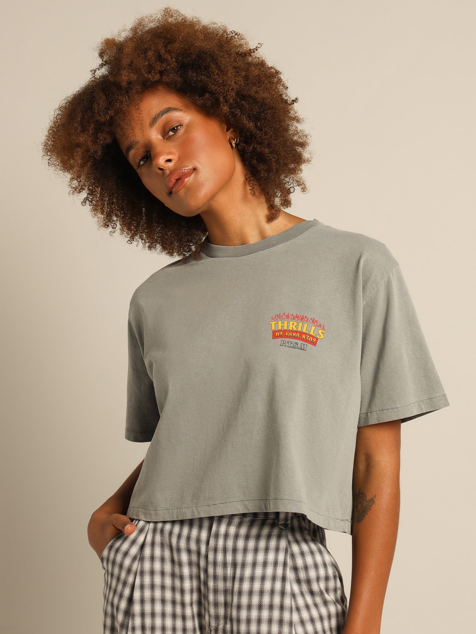 Wings of Fire Crop Merch Fit T-Shirt