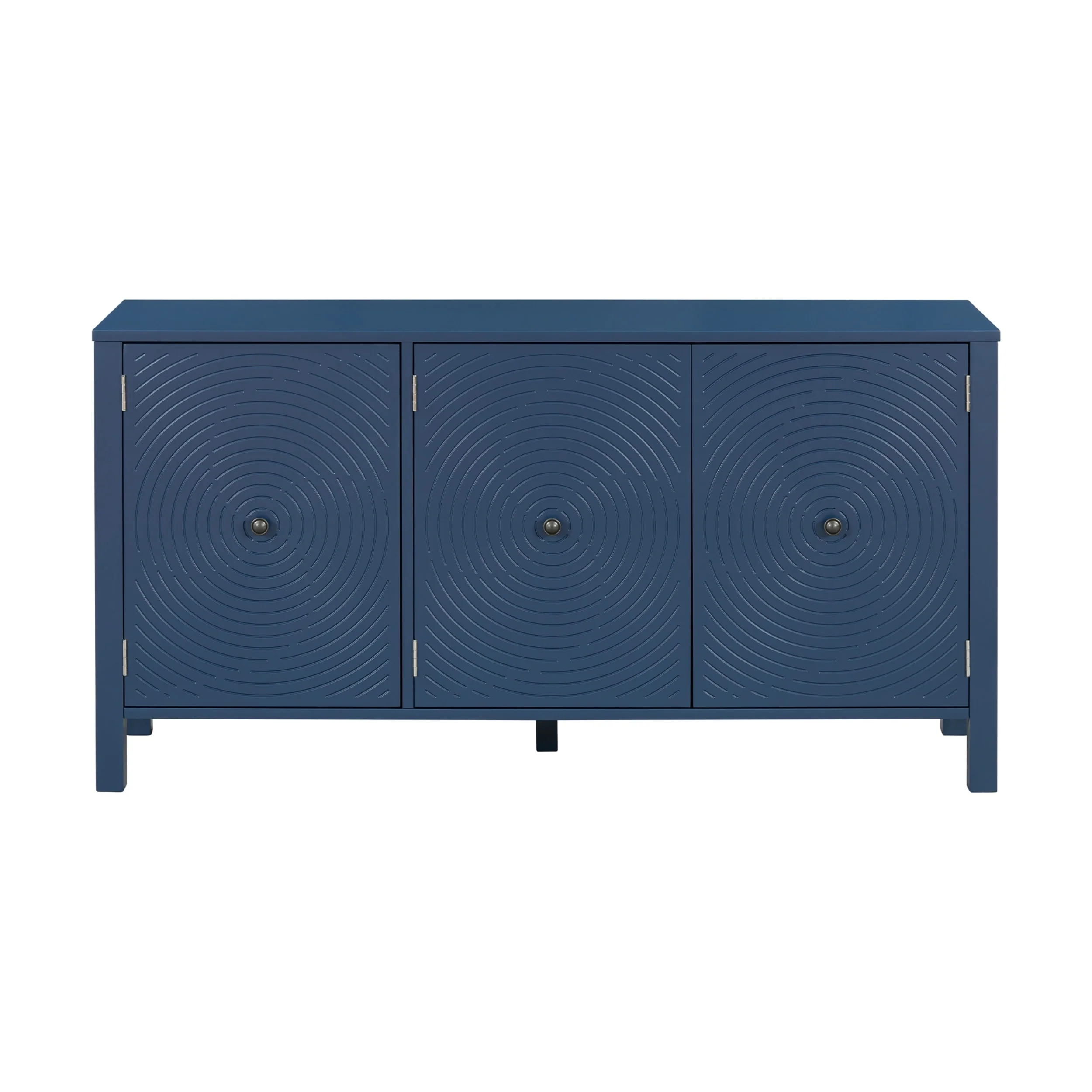 Sideboard with Curved Swirl Patterned Doors