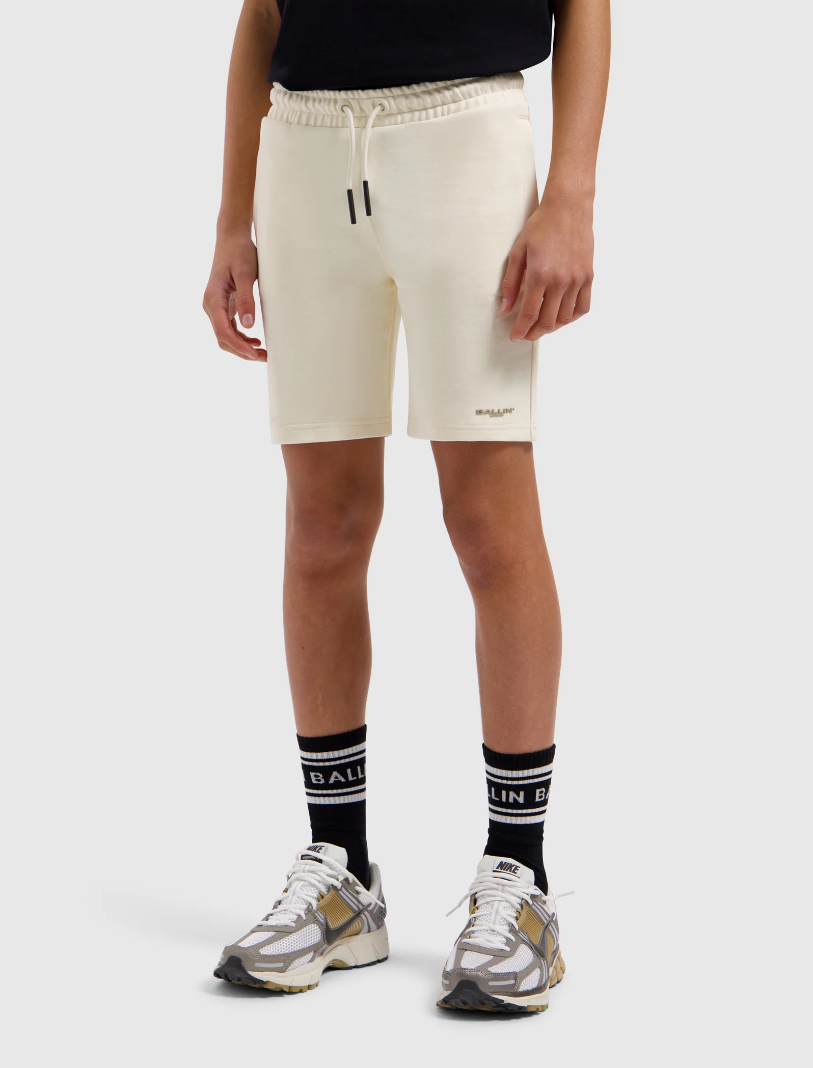 Junior Original Logo Short | Ecru