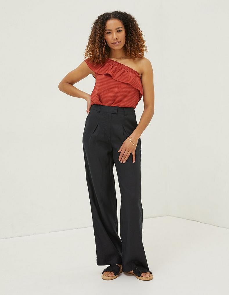 Ives Wide Leg Linen Trousers