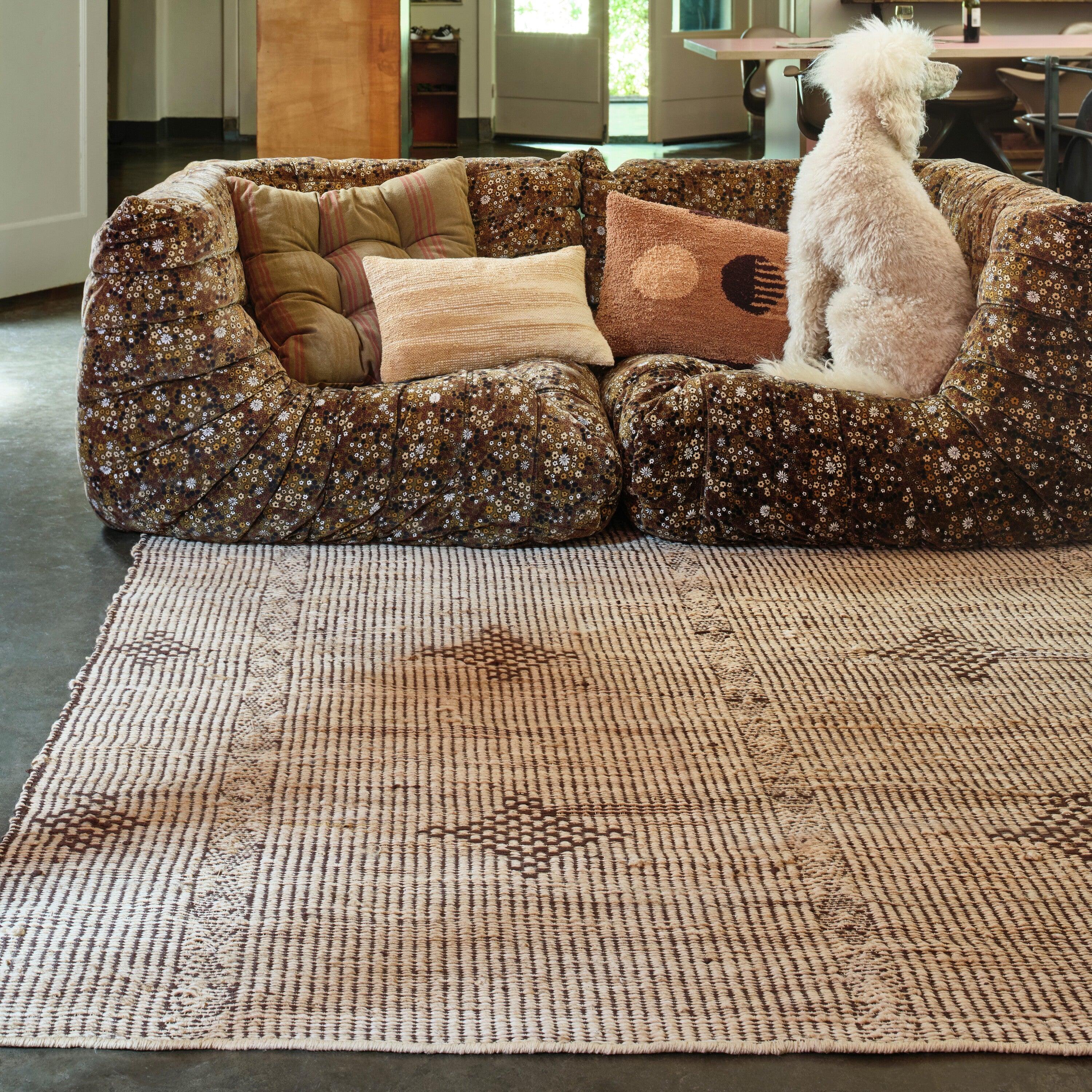 HKliving Rustic Vloerkleed 200 x 200 cm