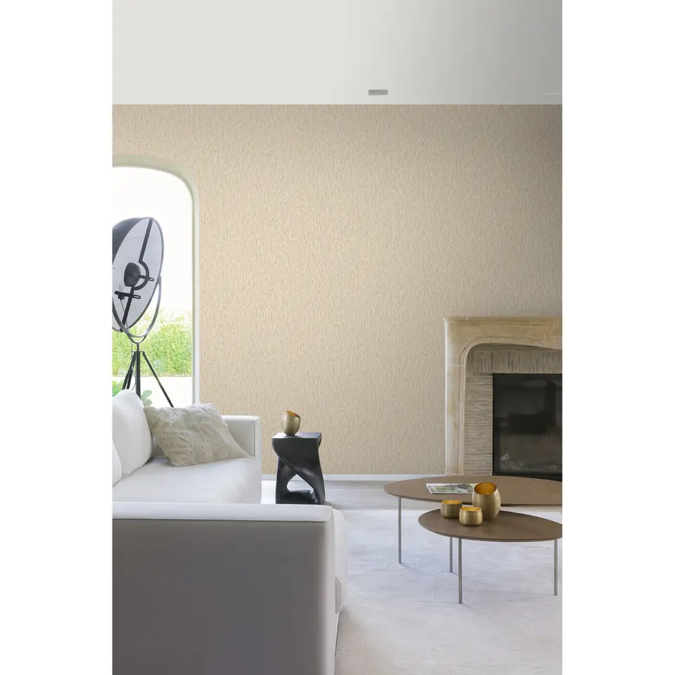 Dutch Wallcoverings - Level One schors effect beige - 0,53x10,05m