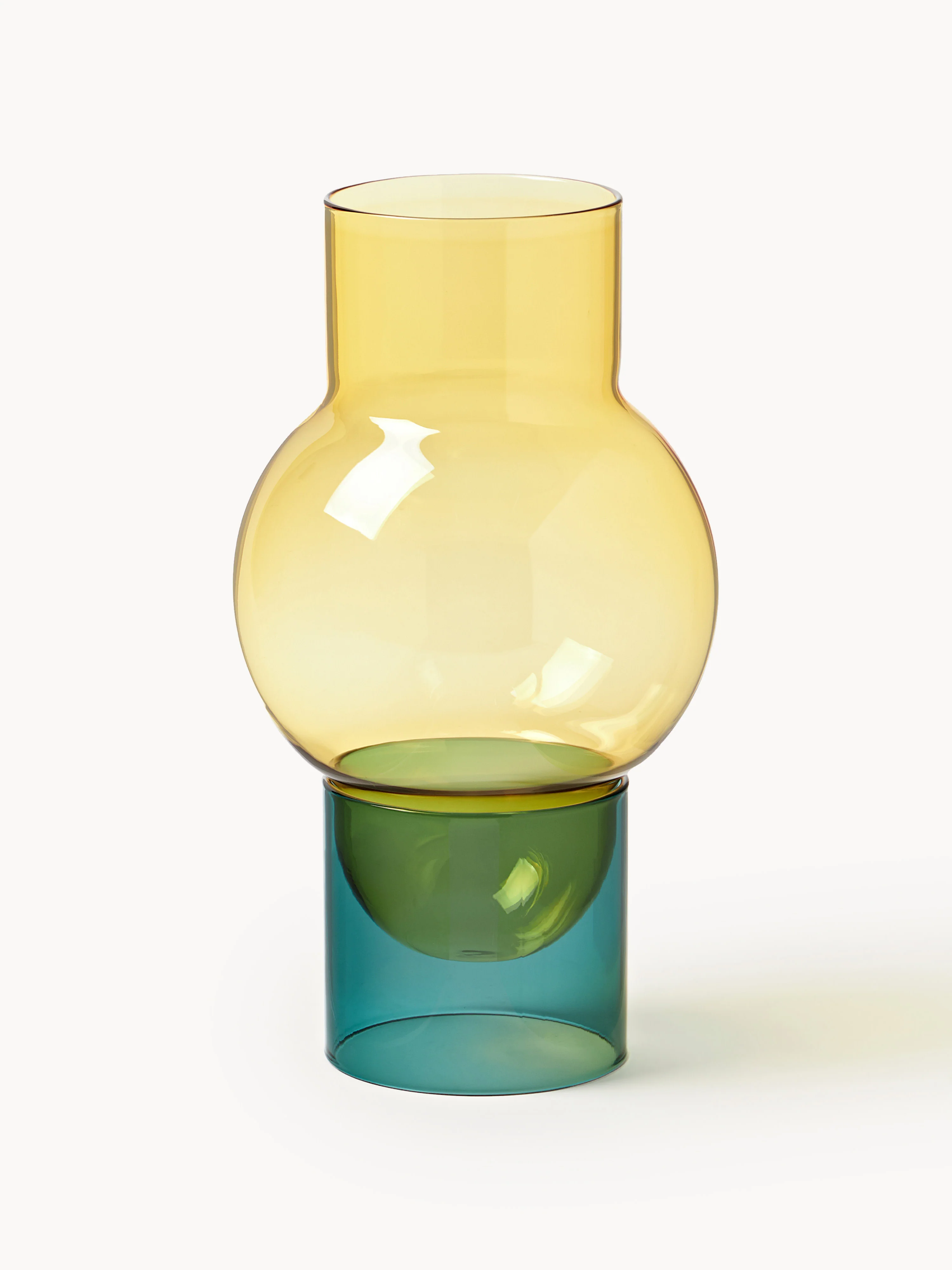 Mundgeblasene Vase Bubble, H 27 cm