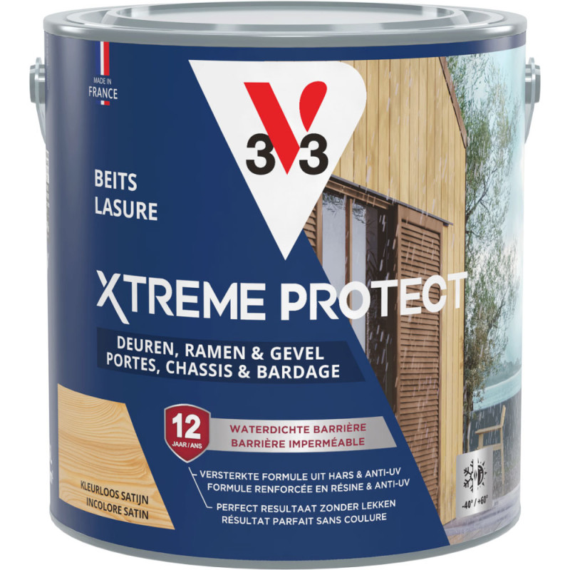 Lasure pour bois Xtreme Protect incolore 2,5 L V33