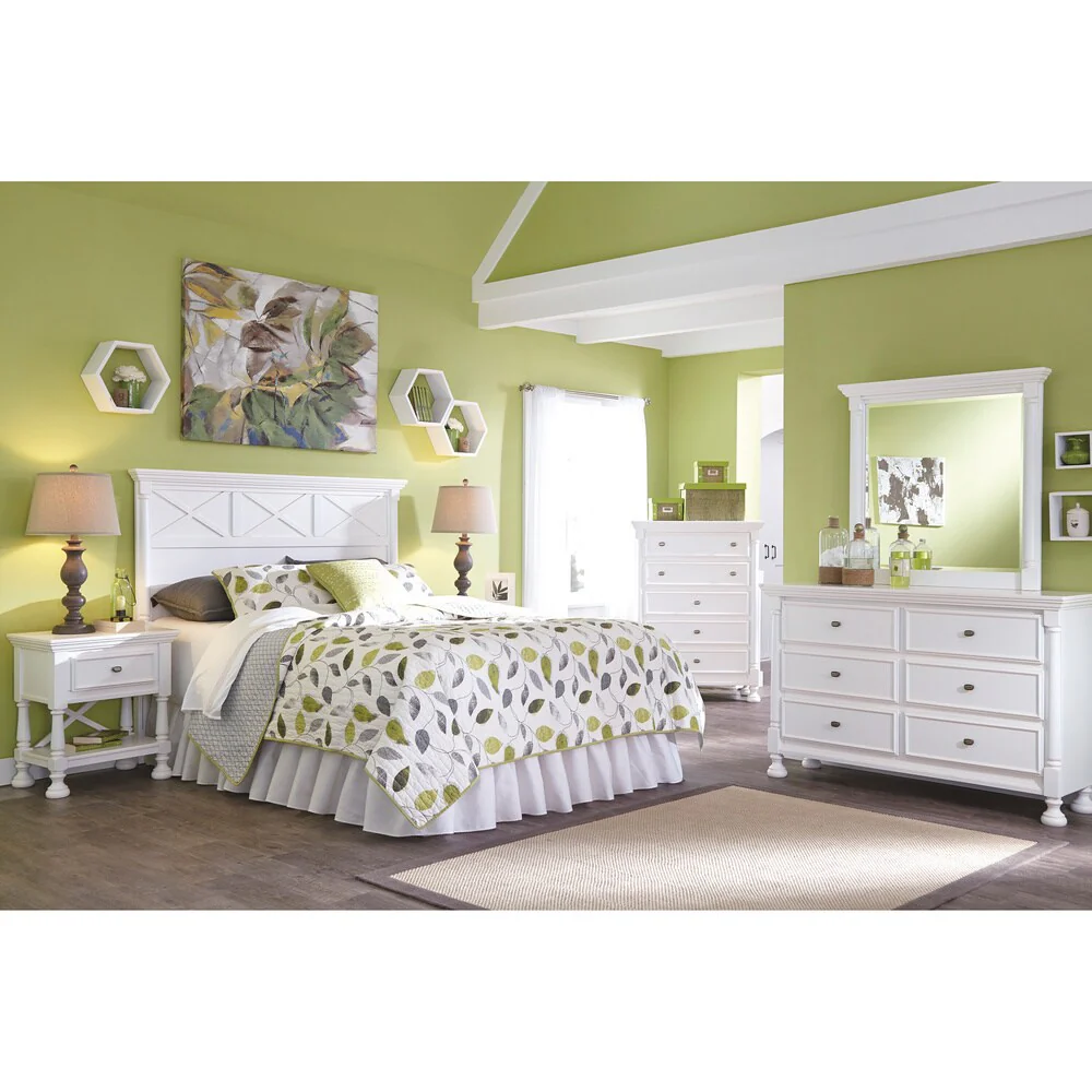 Signature Design by Ashley Kaslyn White 5-Drawer Chest