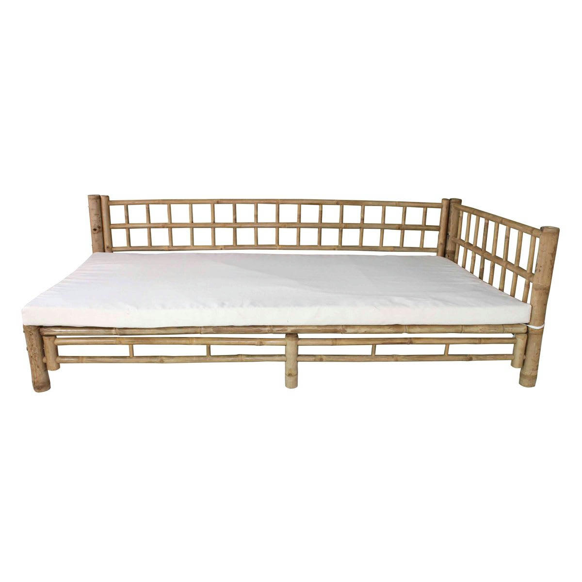 TAMAN - Banquette en bambou avec coussin