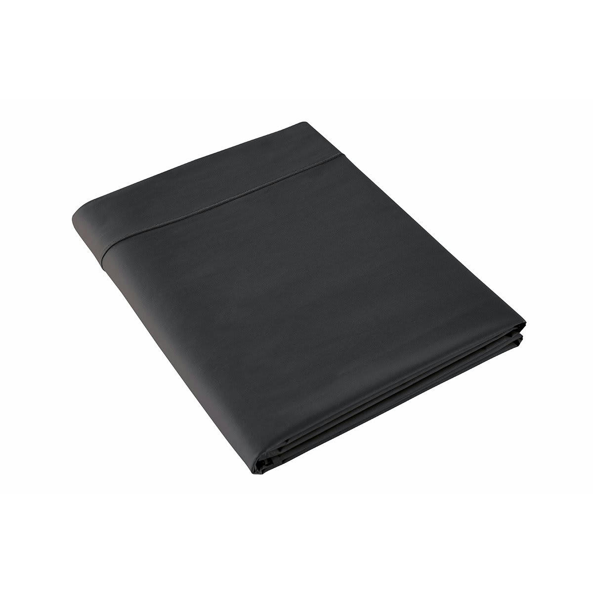 VEXIN - Drap plat percale noir 270x310 cm