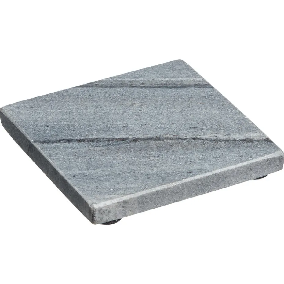 Kwantum Kerstservies | Onderzetters | Onderzetter Marmer  Grijs