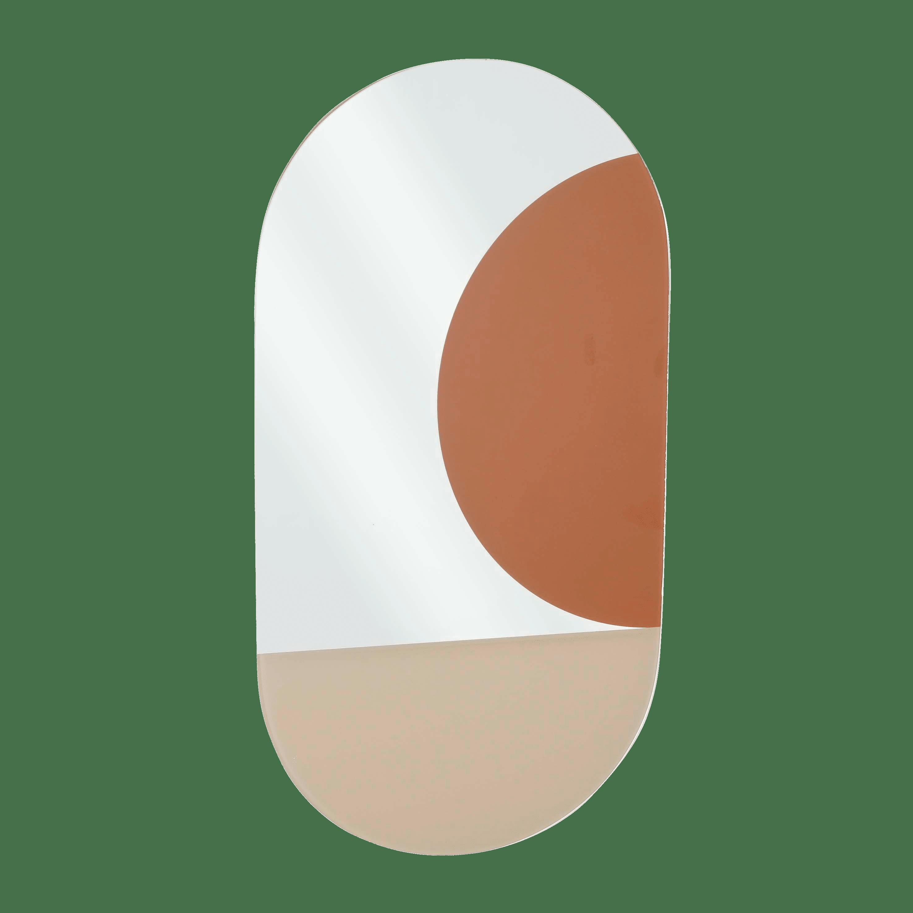 AVILO - Miroir rouge foncé 58x31