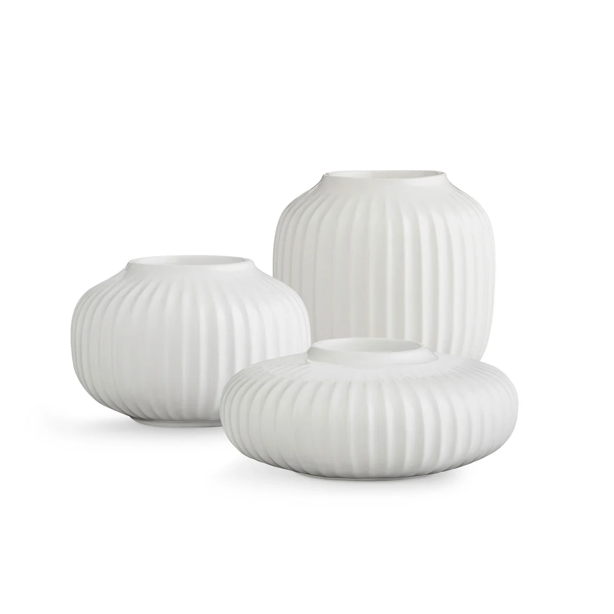 Kähler Design - Hammershøi Teelichthalter H 6,5 cm, weiß