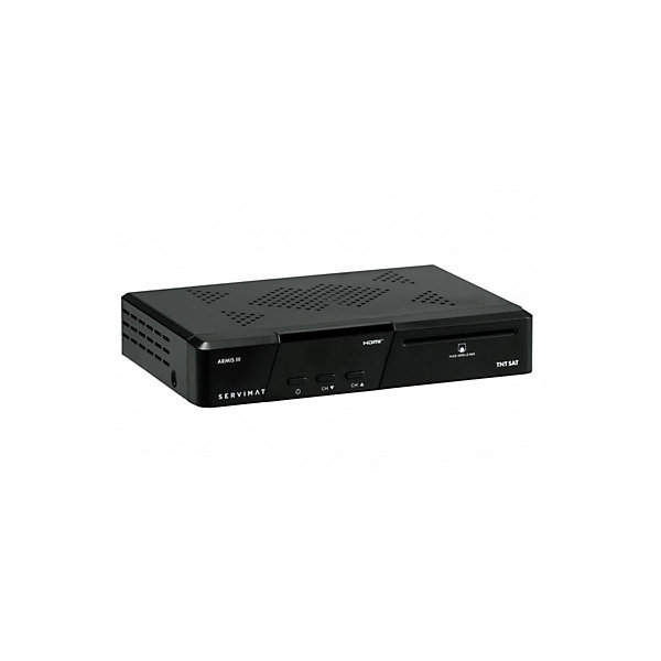 ARMIS 3 Récepteur satellite HD   Carte TNTSAT V6   Câble 12V   Déport IR (ALIM 220V Non inclus) SERVIMAT