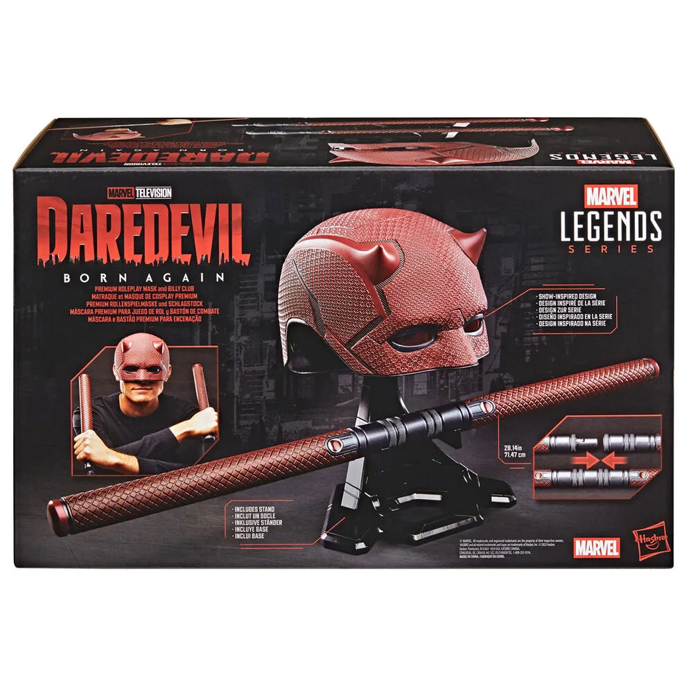 Hasbro Daredevil Born Again Mask and Billy Club Premium Roleplay
