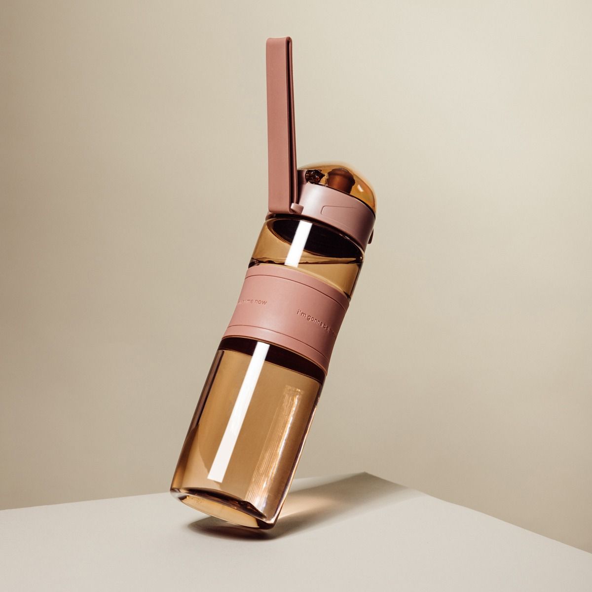 Butelka bidon POPPIE różowa 600 ml