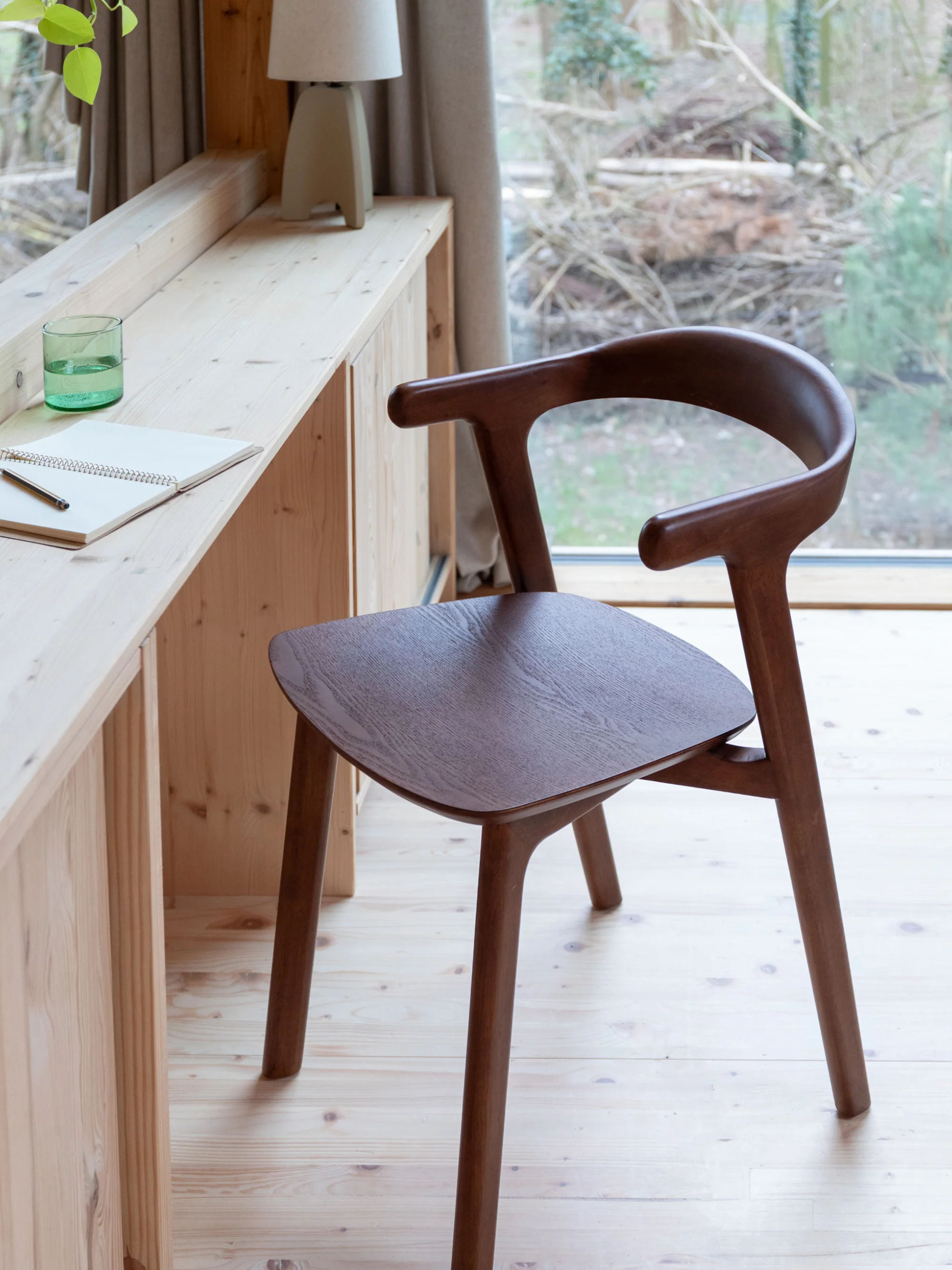 Holz-Armlehnstühle Northwood, 2er-Set
