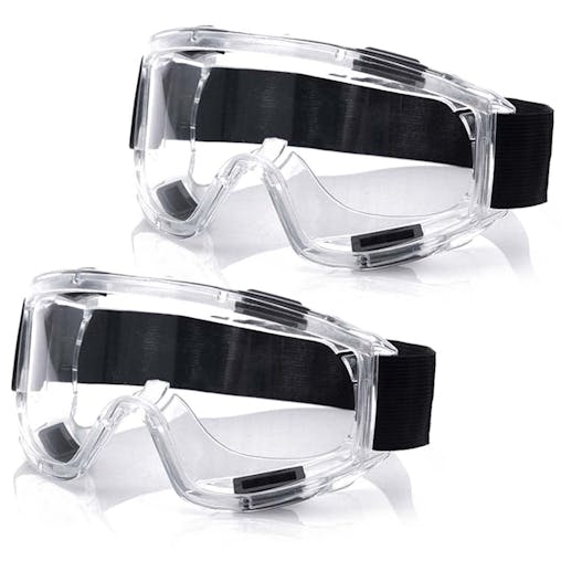 SOGA 2X Clear Protective Safety Glasses Windproof Lab Goggles Eyewear