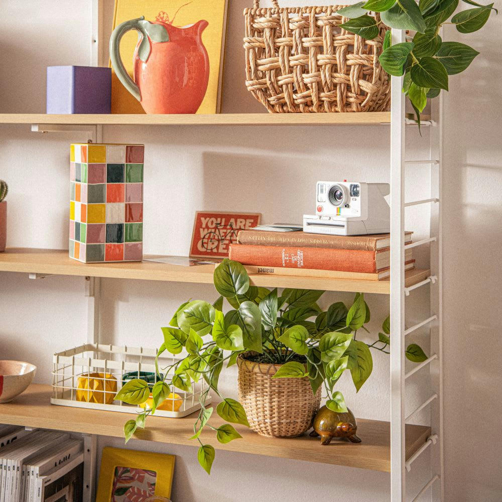 KALA - Statuette tortue en céramique jaune H8