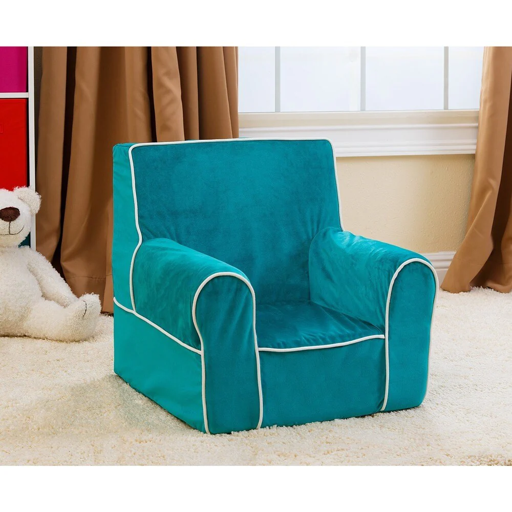 Abbyson Kids Baby's First Robin's Egg Blue Everywhere Chair