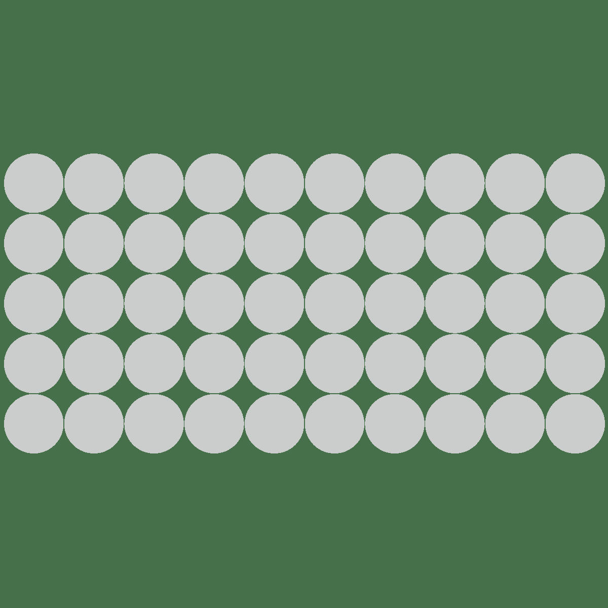 - Film Occultant ronds pour Vitre/Douche 50x100cm