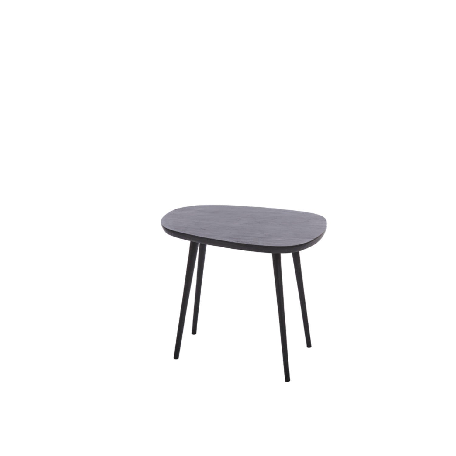 Light & Living bijzettafel PUNO - 56x44x44cm - zwart