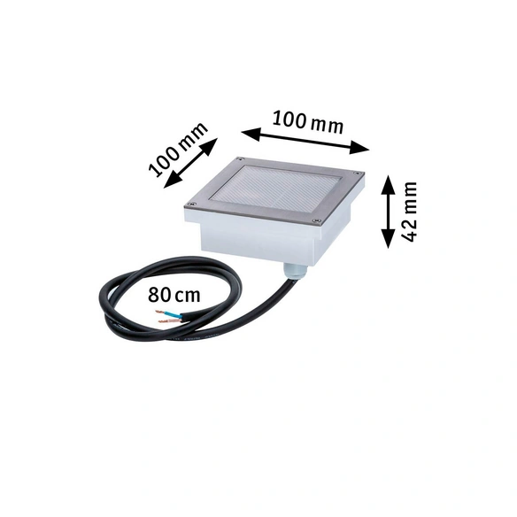Bodeneinbauleuchte »Brick«, LED, 3 W, Einbautiefe: 3,65 cm