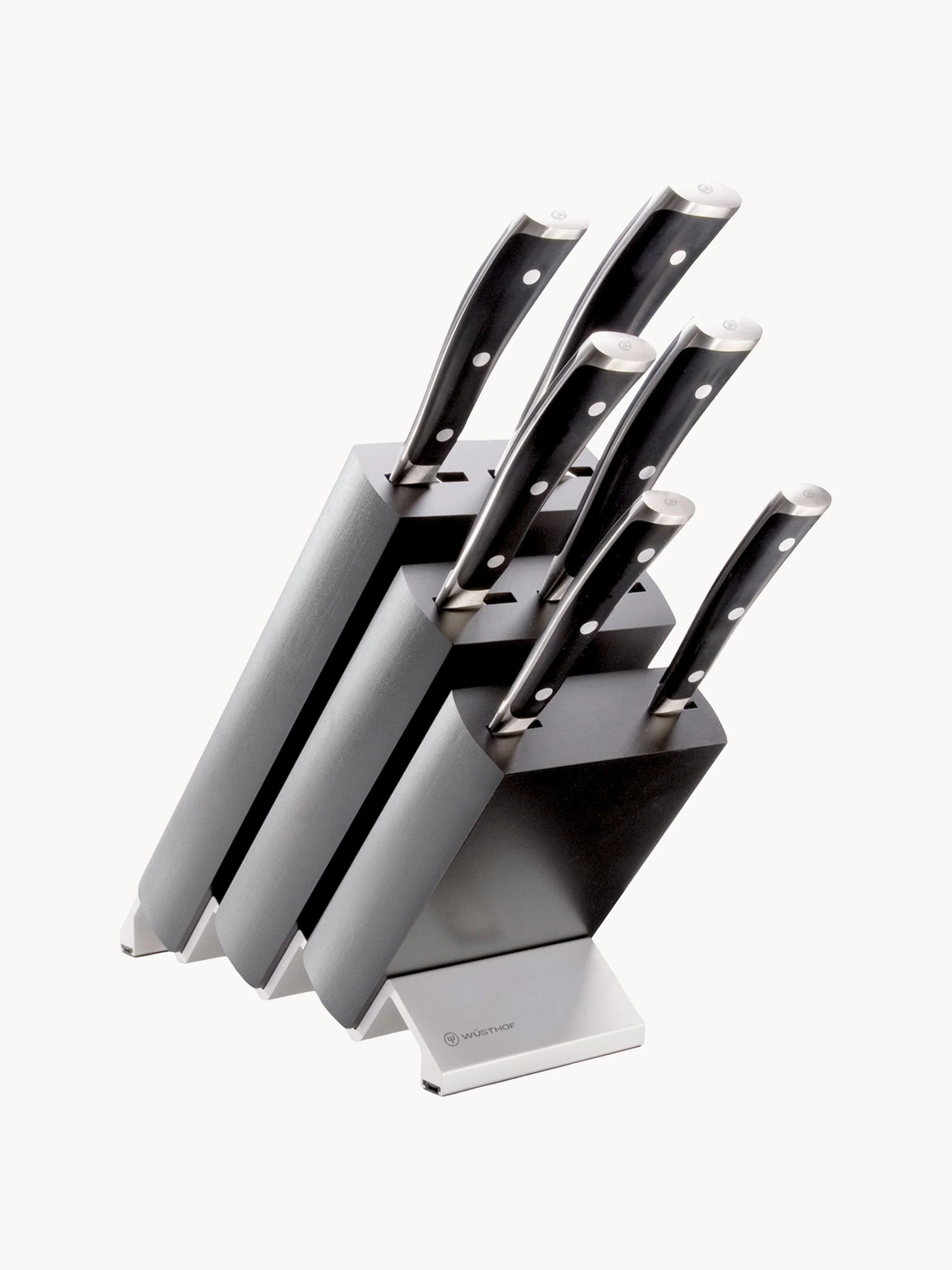 Messerblock Classic Icon aus Eschenholz, 6er-Set