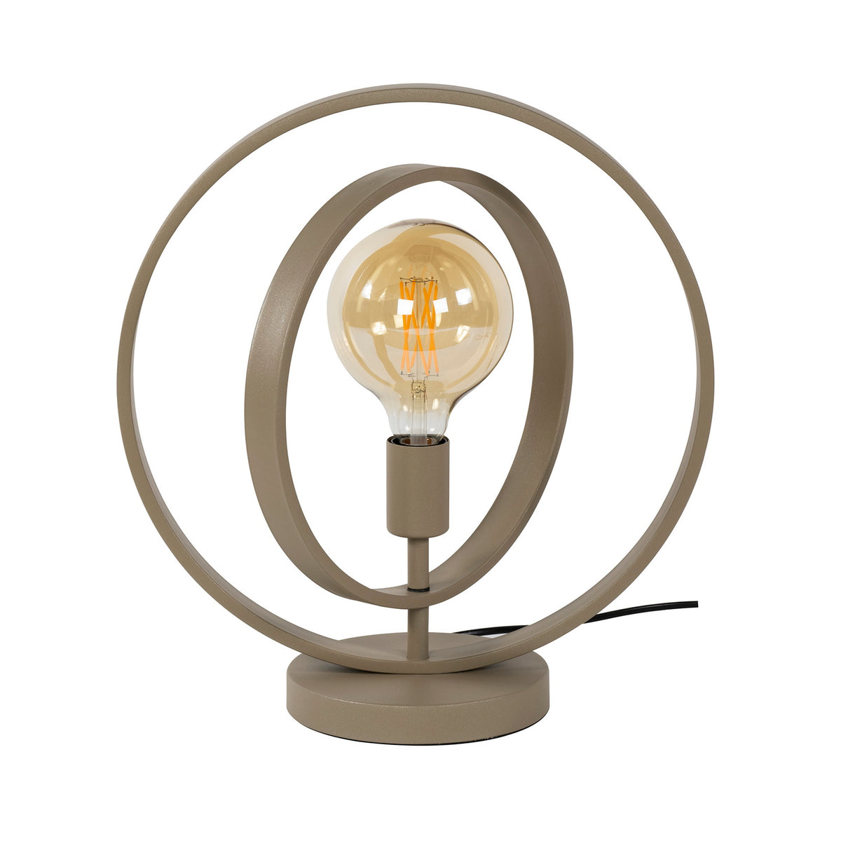Giga Meubel Tafellamp Turn Around - Beige - 1-Lichts - 40x30x43cm