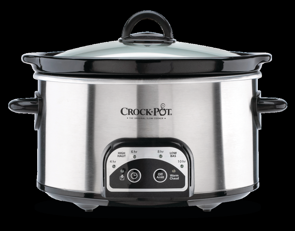 Crock-Pot Digital Programmable Slow Cooker, Stainless Steel, 4 Quart