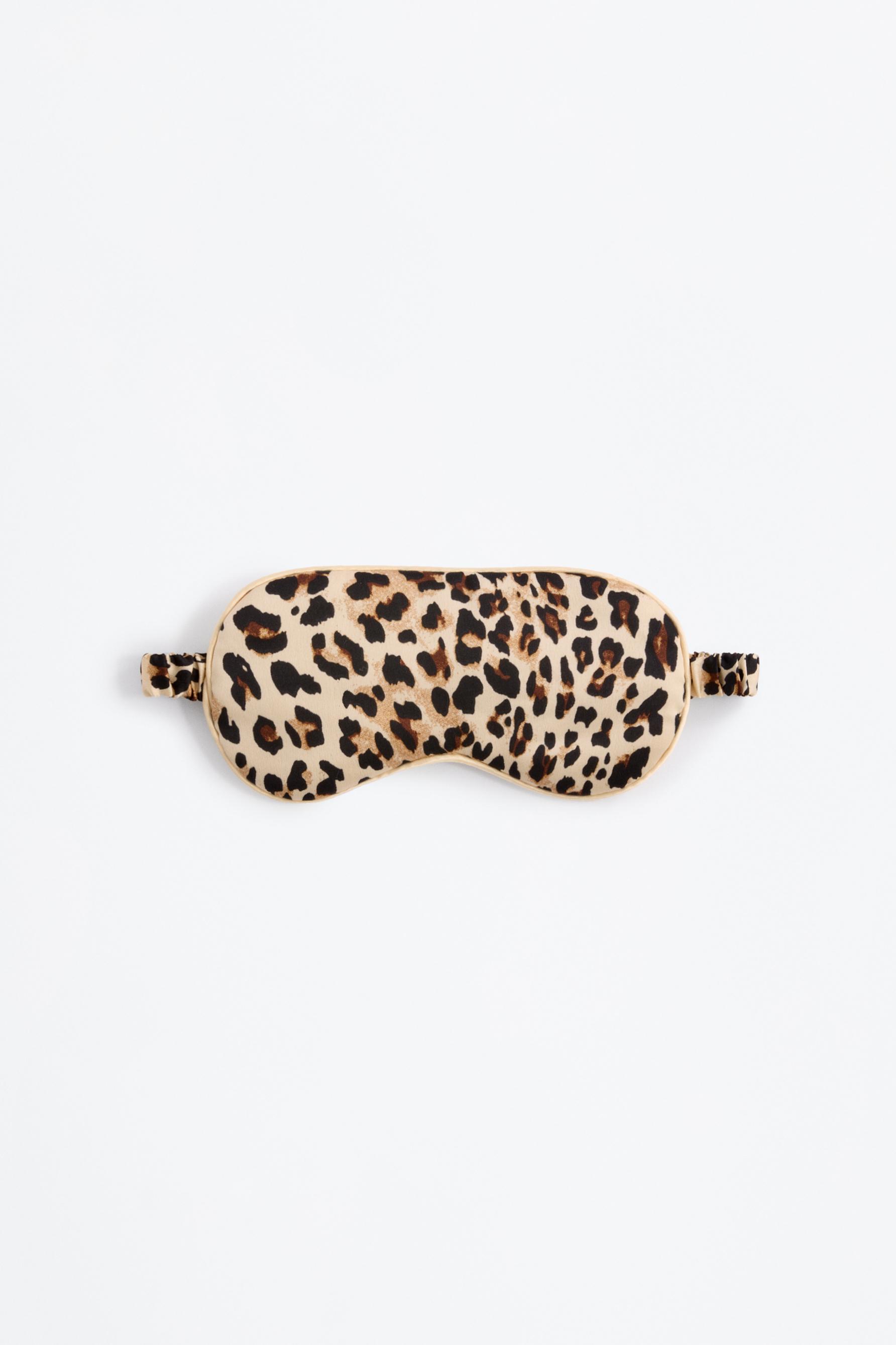 Antifaz satinado leopardo